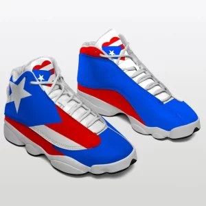 Puerto Rico Flag Sneakers Air Jordan 13 Shoes