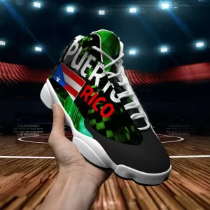 Puerto Rico Green Sneakers Air Jordan 13 Shoes 2