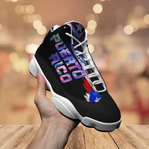Puerto Rico Hologram Lights Sneakers Air Jordan 13 Shoes 1