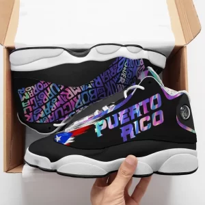 Puerto Rico Hologram Lights Sneakers Air Jordan 13 Shoes 2