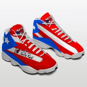 Puerto Rico Love Forever Sneakers Air Jordan 13 Shoes