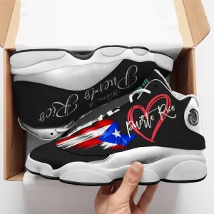 Puerto Rico Love Sneakers Air Jordan 13 Shoes 2
