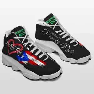 Puerto Rico Love Sneakers Air Jordan 13 Shoes