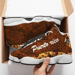 Puerto Rico Pattern Sneakers Air Jordan 13 Shoes 2