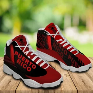 Puerto Rico Red Cool Sneakers Air Jordan 13 Shoes 2