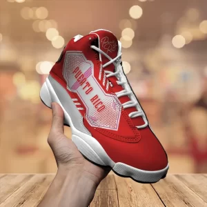 Puerto Rico Red Fashion Sneakers Air Jordan 13 Shoes 1