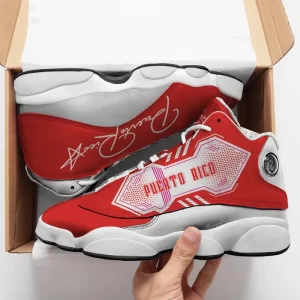 Puerto Rico Red Fashion Sneakers Air Jordan 13 Shoes 2