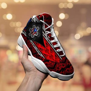 Puerto Rico Red Sneakers Air Jordan 13 Shoes 1