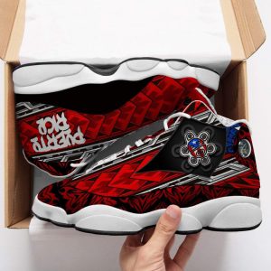Puerto Rico Red Sneakers Air Jordan 13 Shoes 2