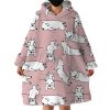 Pug Hoodie Wearable Blanket WB2075