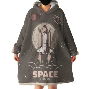 Research Space Hoodie Wearable Blanket WB1276