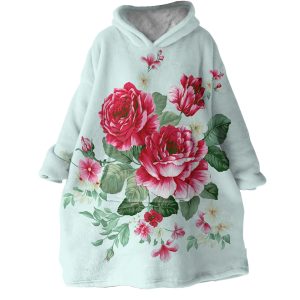 Rose Hoodie Wearable Blanket WB1535 1