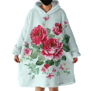 Rose Hoodie Wearable Blanket WB1535