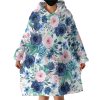 Roses Hoodie Wearable Blanket WB1728