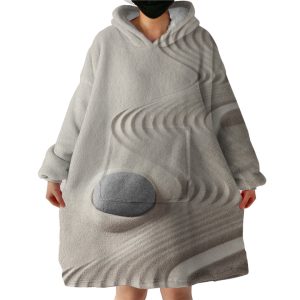 Sand Trails Hoodie Wearable Blanket WB0891
