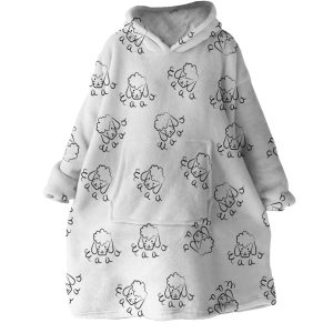 Sheep Hoodie Wearable Blanket WB0069 1
