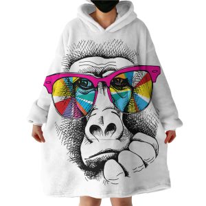 Snazzy Ape Hoodie Wearable Blanket WB1903