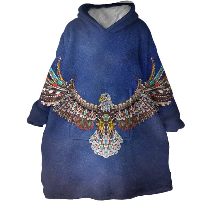 Soaring Eagle Hoodie Wearable Blanket WB1994 1