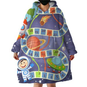 Space Game Hoodie Wearable Blanket WB1759