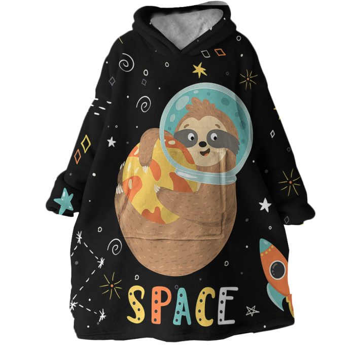 Space Sloth Hoodie Wearable Blanket WB1802 1