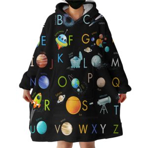Space Themed Hoodie Wearable Blanket WB1581