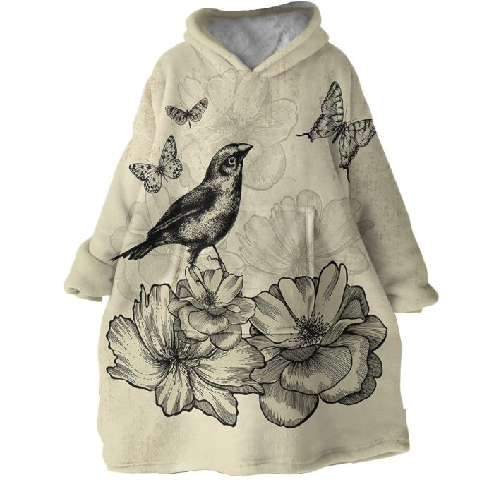 Sparrow Hoodie Wearable Blanket WB1966 1