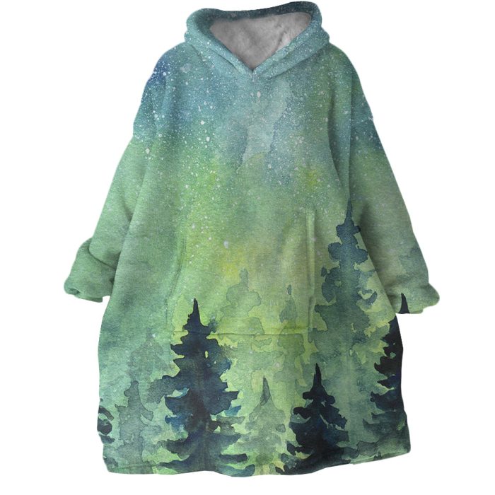 Starry Night Hoodie Wearable Blanket WB1063 1