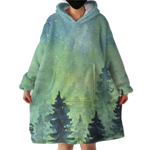 Starry Night Hoodie Wearable Blanket WB1063