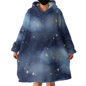 Stars In The Sky Hoodie Wearable Blanket WB0740