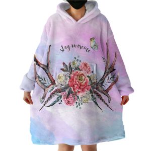 Stay Awesome Hoodie Wearable Blanket WB1932