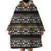Steel Feel Hoodie Wearable Blanket WB1598
