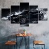 Subaru Impreza WRX Car Canvas 5 Piece Five Panel Print Modern Wall Art Poster Wall Art Decor
