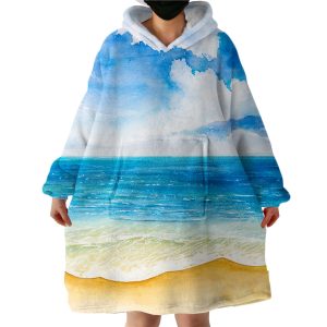 Sun Sand & Sea Hoodie Wearable Blanket WB1643