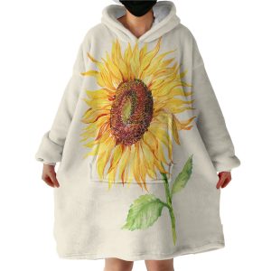 Sunflowers Hoodie Wearable Blanket WB1989