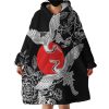 Sunset Heron Hoodie Wearable Blanket WB1132