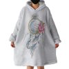 Swinging Dream Catcher White Theme Hoodie Wearable Blanket WB0258