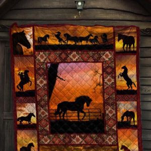 The Horse Blanket Animal Blanket Gift Fleece Blanket Sherpa Blanket 1