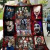 The Psycho Bunch Blanket Halloween Blanket Gift Fleece Blanket Sherpa Blanket