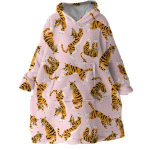 Tiger Cubs Hoodie Wearable Blanket WB1950 1
