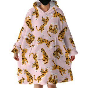 Tiger Cubs Hoodie Wearable Blanket WB1950