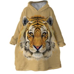 Tiger Hoodie Wearable Blanket WB1603 1