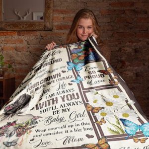 To My Daughter Blanket Love Daughter Blanket Family Gifts Cozy Plush Fleece Premium Mink Sherpa Halloween Gifts 2