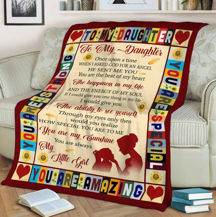 To-My-Daughter-Blanket-Sherpa-Blanket-Fleece-Blanket-Birthday-Gift-For-Anniversary-Day-Gift-For-Daughter To My Daughter Blanket - Sherpa Blanket Fleece Blanket Birthday Gift For Anniversary Day Gift For Daughter
