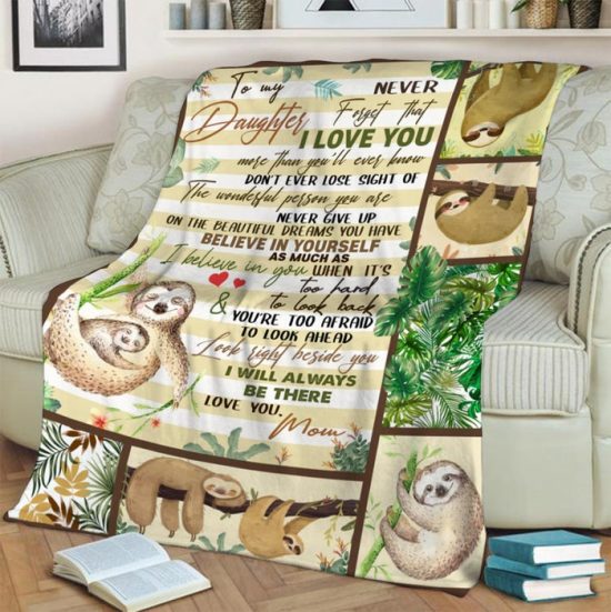 To My Daughter Never Forget I Love You More Than Blanket Gift For Daughter Birthday Gift Gift Anniversary Gift 2