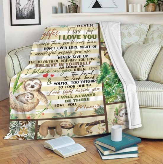 To My Daughter Never Forget I Love You More Than Blanket Gift For Daughter Birthday Gift Gift Anniversary Gift