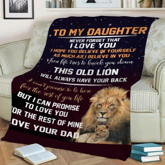 To My Daughter Never Forget That Fleece Blanket Gift For Daughter Birthday Gift Gift Anniversary Gift 1