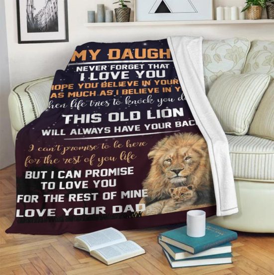 To My Daughter Never Forget That Fleece Blanket Gift For Daughter Birthday Gift Gift Anniversary Gift 2