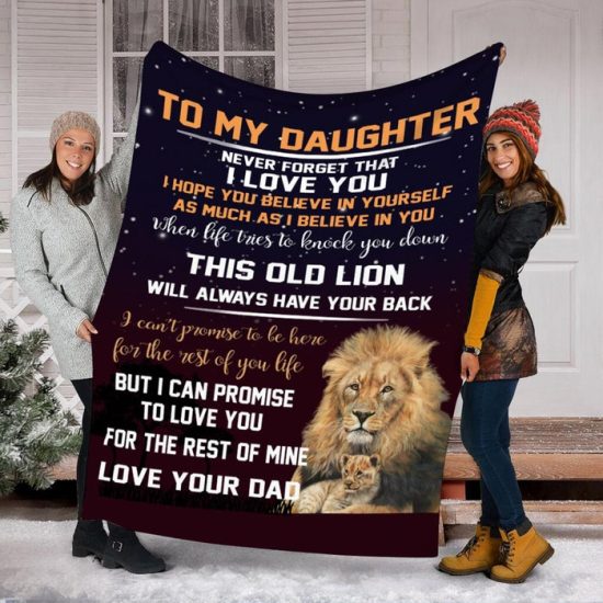 To My Daughter Never Forget That Fleece Blanket Gift For Daughter Birthday Gift Gift Anniversary Gift