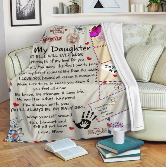 To My Daughter No One Fleece Blanket Gift For Daughter Birthday Gift Gift Anniversary Gift 2