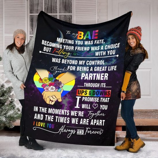 To My Girlfriend Fleece Blanket Sherpa Blanket Anniversary Gift Family Blanket Gift For Her